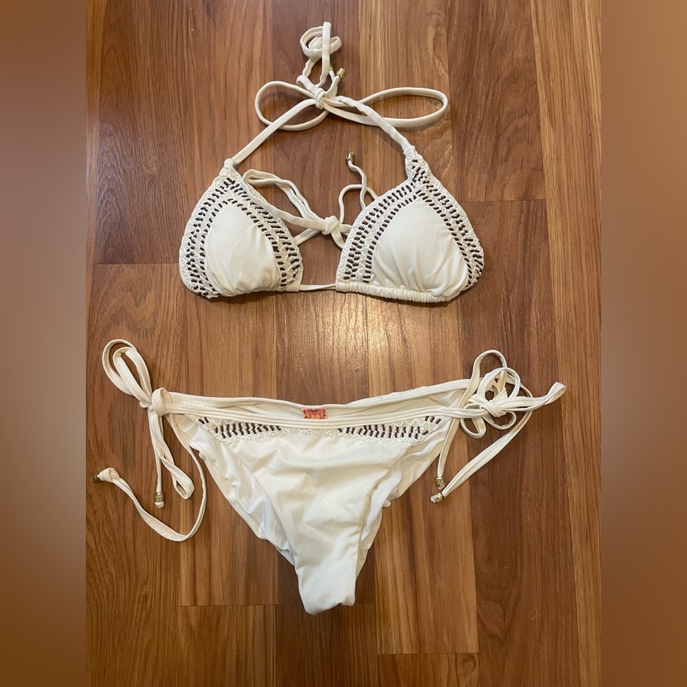 Lanteen White Bikini Set
